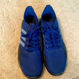 Men’s Adidas tennis shoes, navy blue, size 11